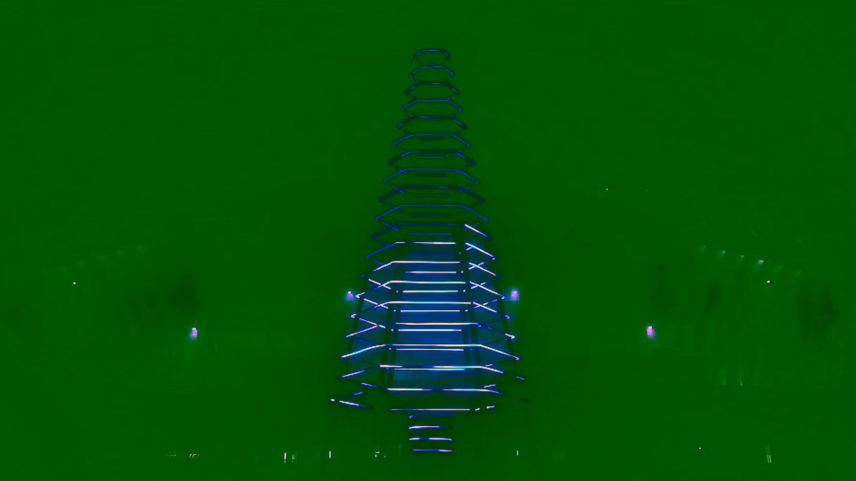 Sapin lumineux - Parc OL