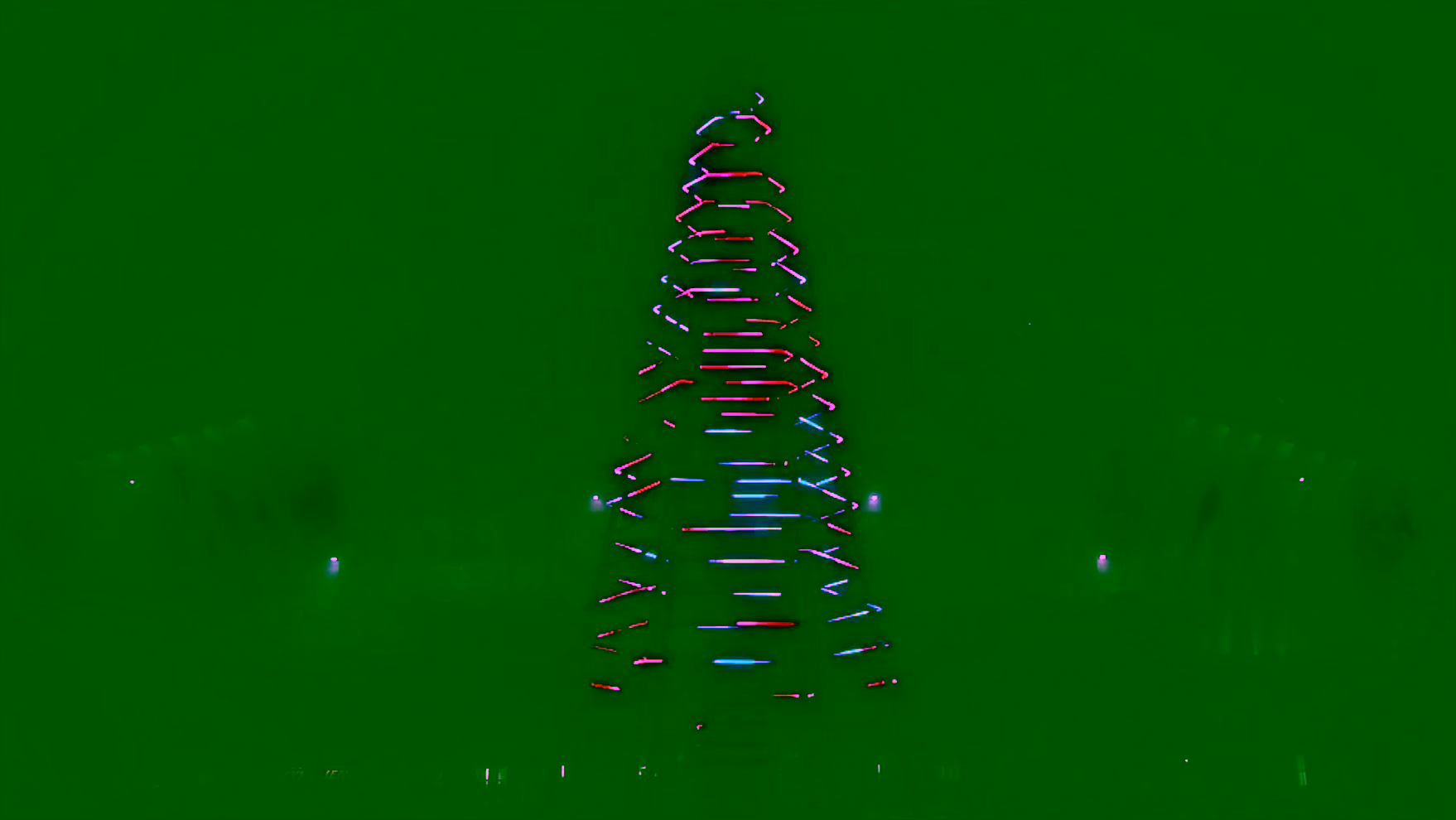 Sapin lumineux - Parc OL